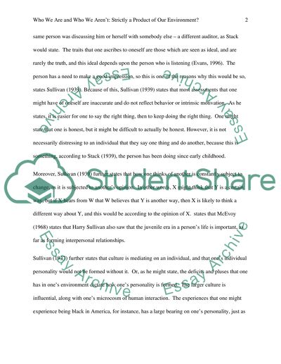 Interpersonal Theory of Harry Sullivan