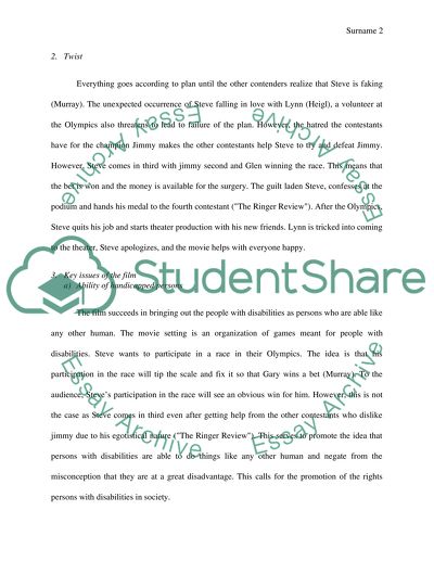 The Ringer (A film review of this movie)