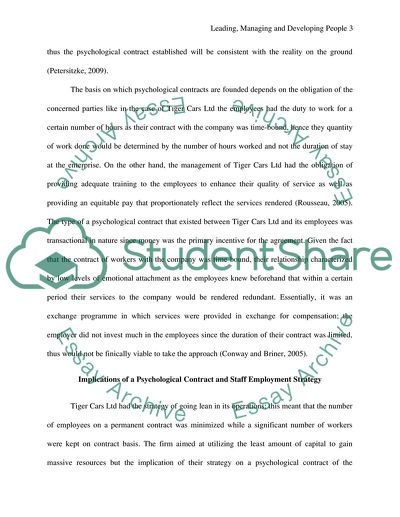 Leading, Managing and Developing People