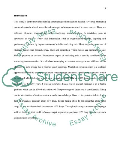 Marketing Plan for HIV Drug