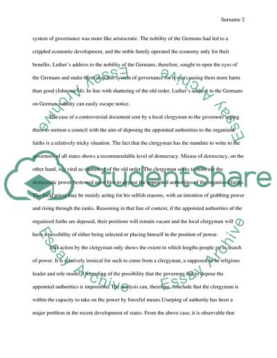 Shattering of the Old Order