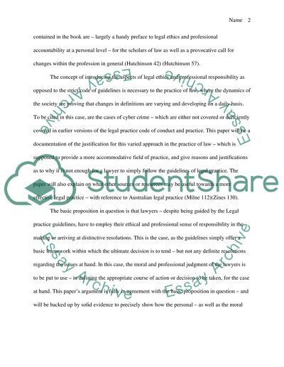 Australian Legal Professional Practice