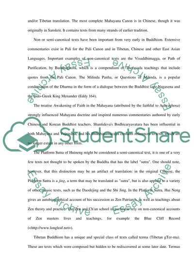 Buddhist canonical texts