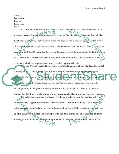 3 Iron Korean Movie Made by Kim Ki-Duk