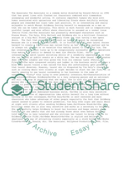 The Associate by Donald Petrie