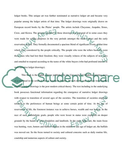 Ledger narratives (the plains indian drawings of the lansburgh collection)