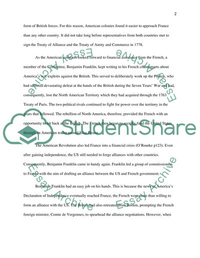 The Impact of the American Revolution on the French ( Lafayette and/or others )