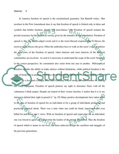 How Free Should Speech Be