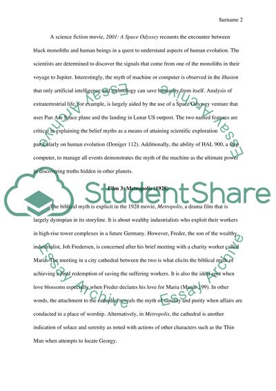 Aspects of Myths and Their Use in Films