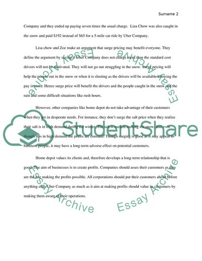 Surge Pricing in Uber Company