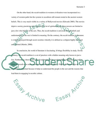 A comprehensive examination of the occult tradition