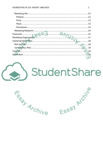 Marketing Plan: Smart Airlines