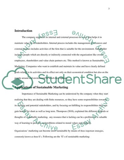 Three Es of Sustainable Marketing