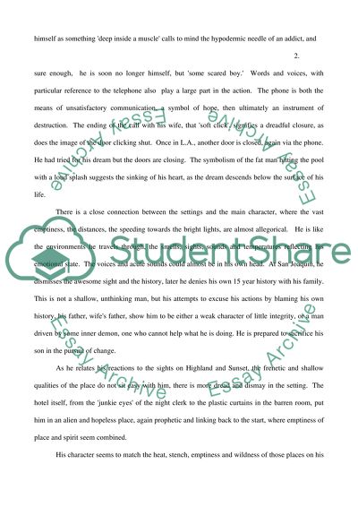 How Symbolism, Setting and Characterization Contribute to the Power of Coalinga, Half Way