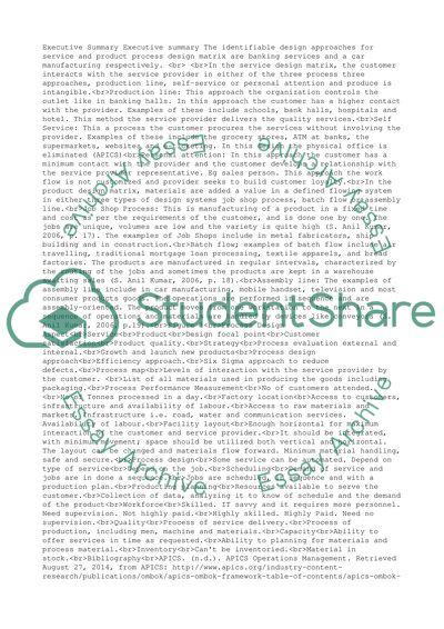 The Service Design Matrix