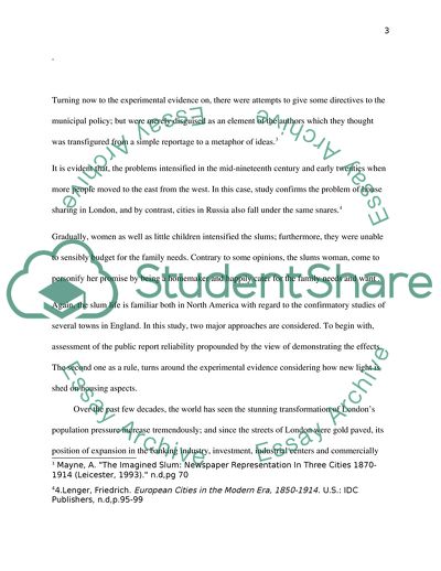 Consensus over the Slum Reformation