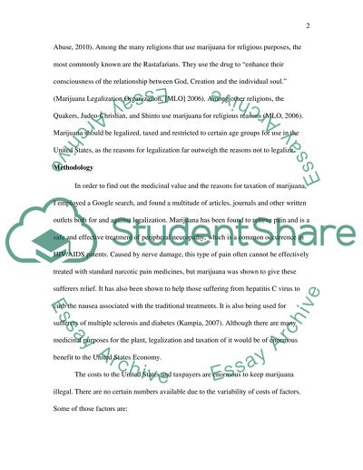 Why the Pros out weigh the Cons of legalizing marijuana