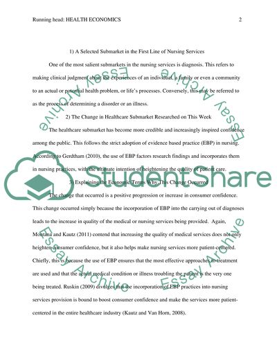 Health Economics: Individual Market Changes and the larger health care system