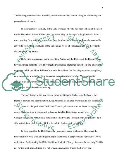 Monty Pythons Spamalot Review