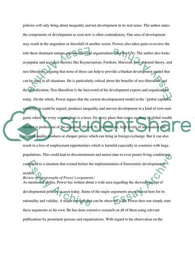 Developmental Geographies