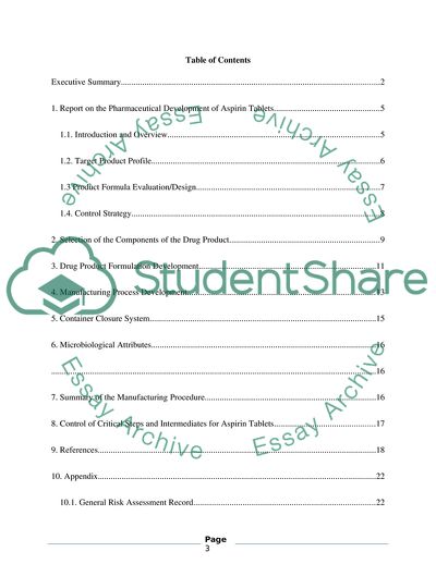 Aspirin Reformulation Process