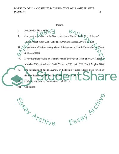 Diversity of Islamic ruling in the Practice of Islamic Finance Industry