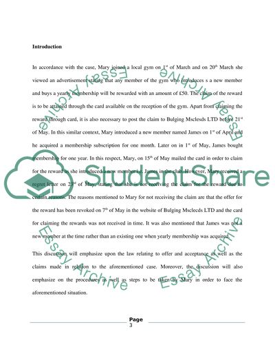 Offer and Acceptance as a Traditional Approach Linked with Contract Law