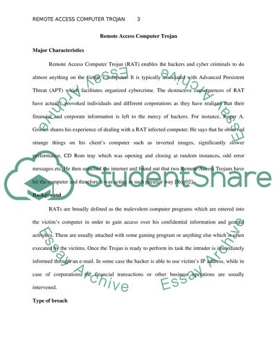 Remote Access Computer Trojan