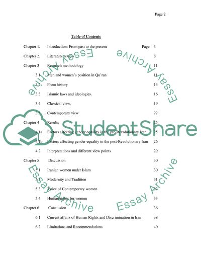 Gender equality in islamic Iran