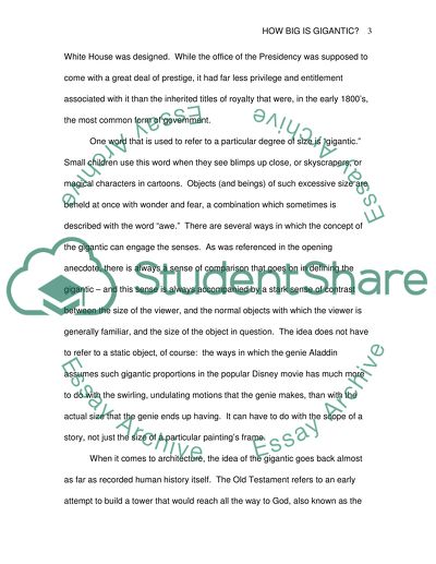 Representations of Gigantism in Art and Architecture