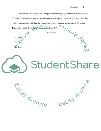 The Two Kinds of Tariffs