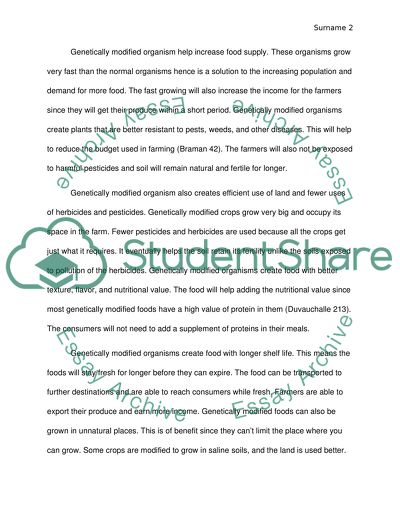 What are the pros and cons of Genetically Modified Organisms