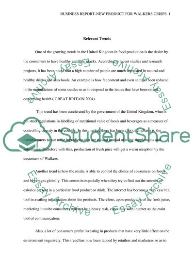 New Product for Walkers Crisps