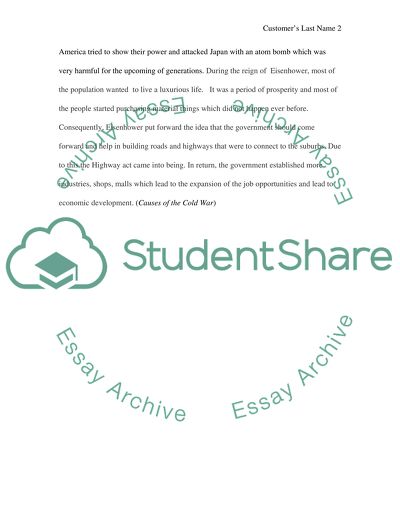 Fighting for Four Freedoms and the Cold War and the United States