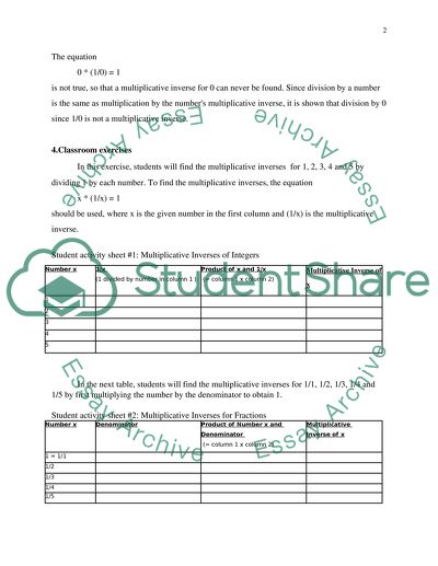 3 lesson plans for algebra