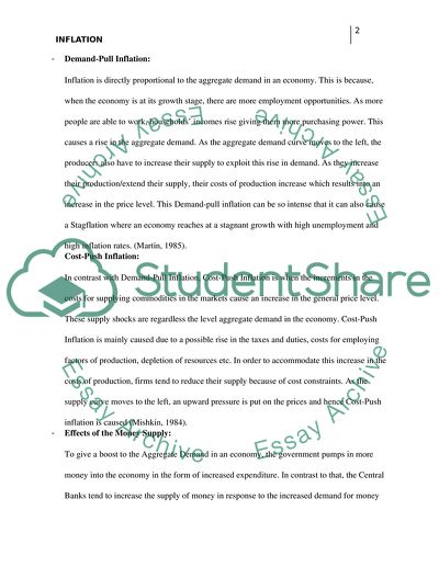 Essay on inflation in 300 words picture