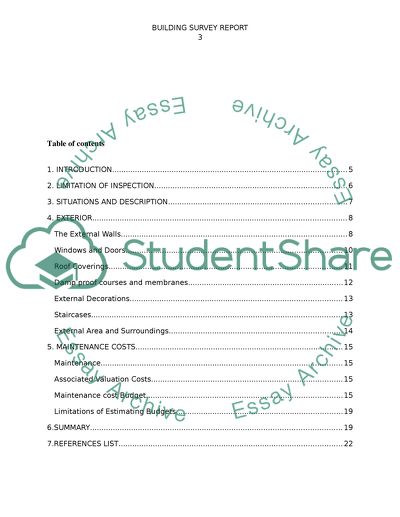 survey report essay example