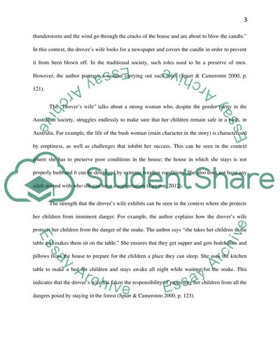 How Far Do The Drovers Wife and Squeakers Mate Question Traditional Gender Binaries