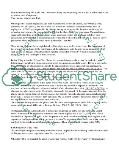 The Legal Liability of Air Traffic Controllers