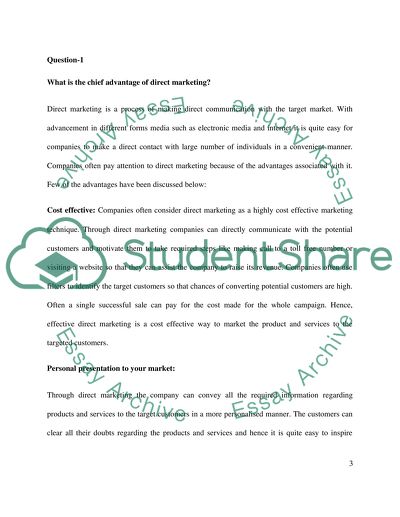 Yahoo - Direct Marketing