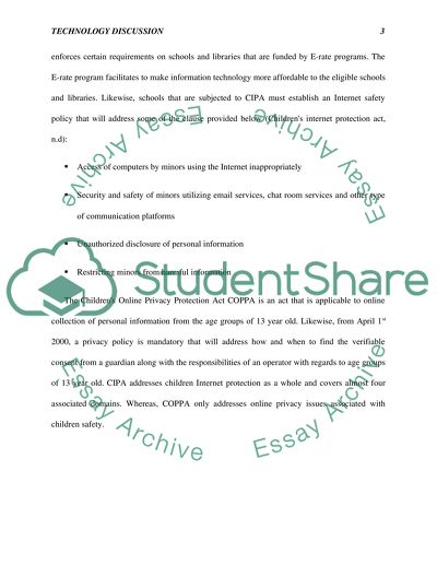 Techonolog Discusssion 3