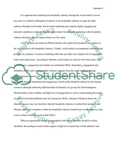 Current issue speech about hospitality marketing