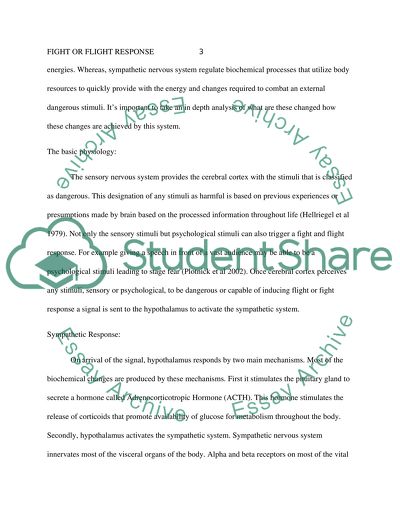 Fight or Flight Response