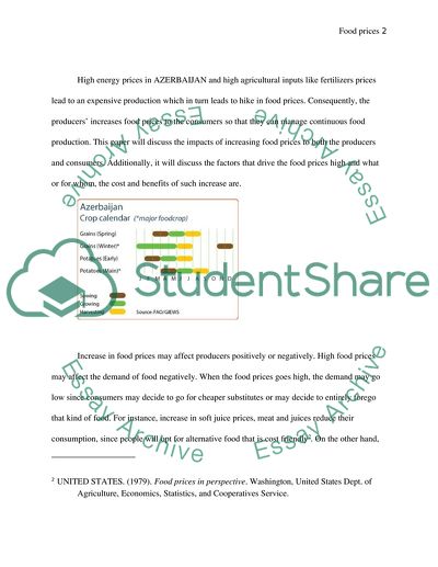 Food Prices and Rural Poverty