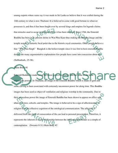 Emerald Buddha in Bangkok, Thailand