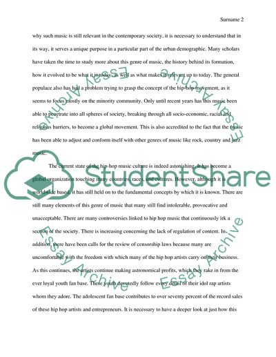 Effects of Rap Lyrics on Adolescents Behavior and Values