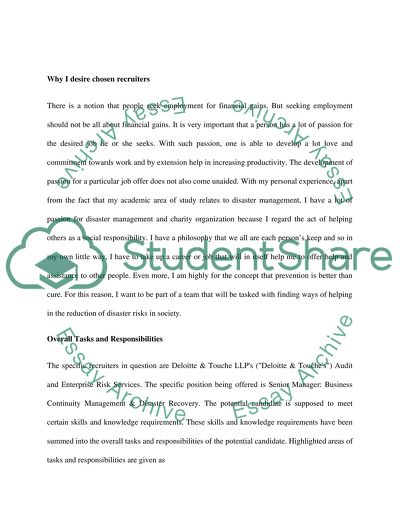 Background to Disaster Management and Charity Organizations