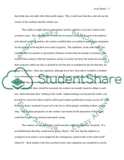 The Conflict in Rights