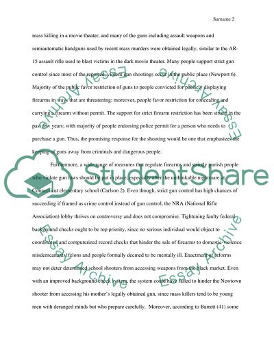 Should the gun laws be strikter