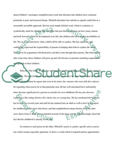 Explicating two poems - compare and contrast